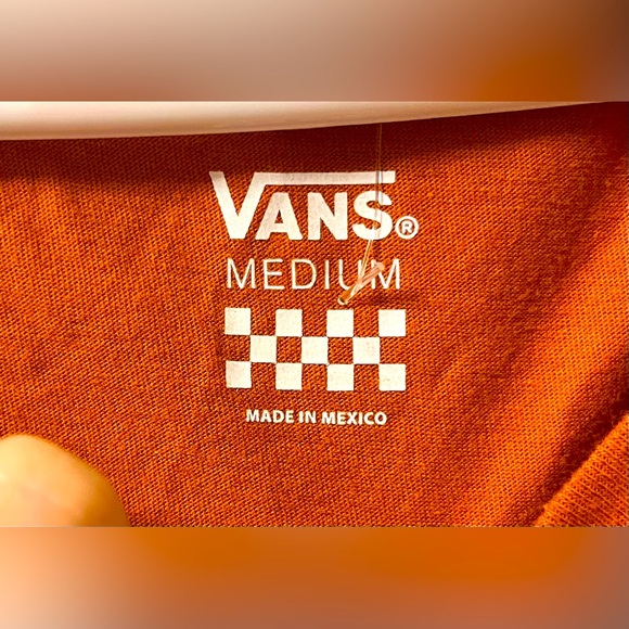 Vans Chunky Strap Crop Tank Top With VANS Across The Front Multi-Color Logo NWT - Picture 5 of 5